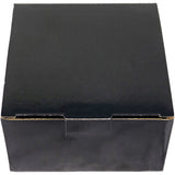 4 Pc. Acacia Wood Square Coaster Set with Black Metal Stand