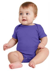Rabbit Skins™ Infant Short Sleeve Baby Rib Bodysuit