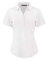 Cutter & Buck Forge Eco Stretch Recycled Womens Short Sleeve Polo