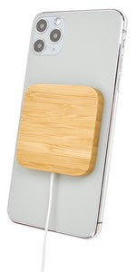 Bamboo Magnet-Hold 15W Wireless Charger