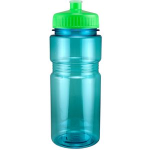 20 Oz. Translucent Recreation Bottle w/ Push Pull Lid