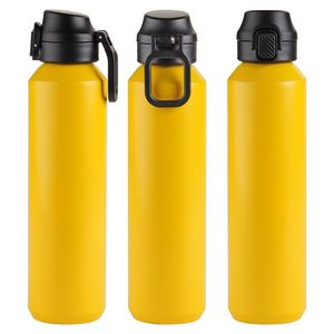 Nexus 27 oz Recycled Aluminum Bottle with Flip-Top Lid and Carabiner