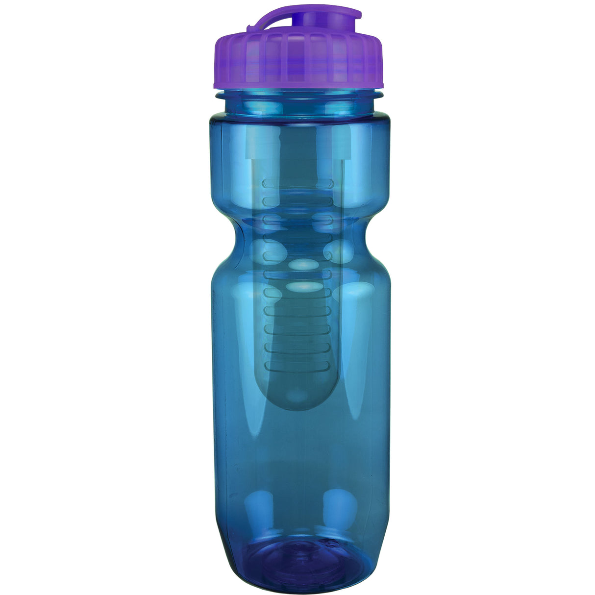 Blue/Translucent Purple Lid