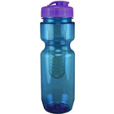 Blue/Translucent Purple Lid