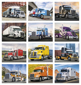 HotLine Products 18-Wheeler Wall Appointment Calendar - Stapled month image