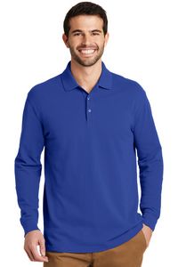 Port Authority® EZCotton™ Long Sleeve Polo
