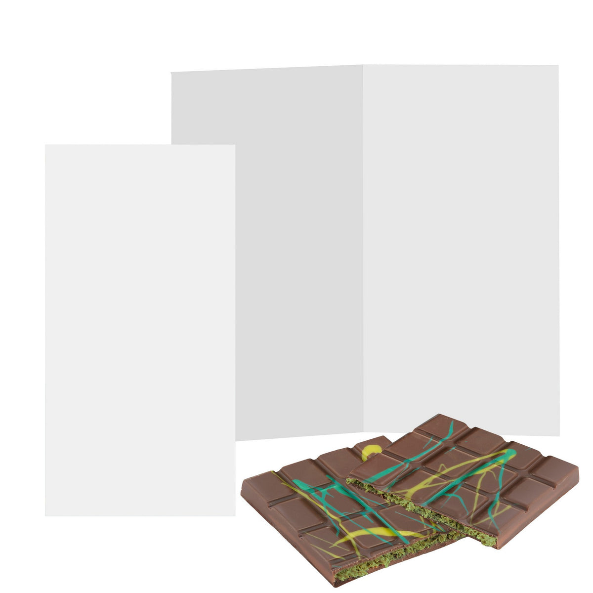 The Luxe Greeting Card Collection - Milk Chocolate Dubai Bar