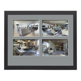 Teal Grey / 4" x 6" (4) / (None) (Blank)