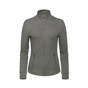 Ladies Performance Full Zip Hooded Sweatshirt