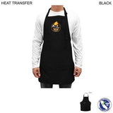 000548 Twill Bib Apron, 25x28, 2 Pockets, Adjustable Neck, Heat Transfer Logo, In Stock