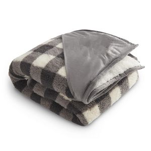 Field & Co.r Double Sided Plaid Sherpa Blanket