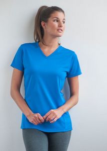 Zorrel® Ladies' Marathon Syntrel™ V-Neck Training Tee Shirt
