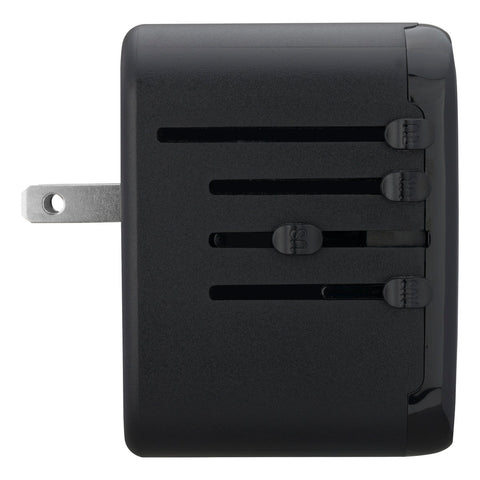 Universal Travel 2 USB / 2 Type-C Adapter