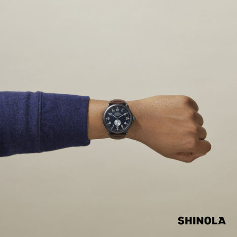 Shinola® Runwell Watch - Midnight Blue/Cattail