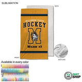 72 Hr Fast Ship - Team Blanket in Plush and cozy Mink Flannel Fleece, 30x60, Stadium size