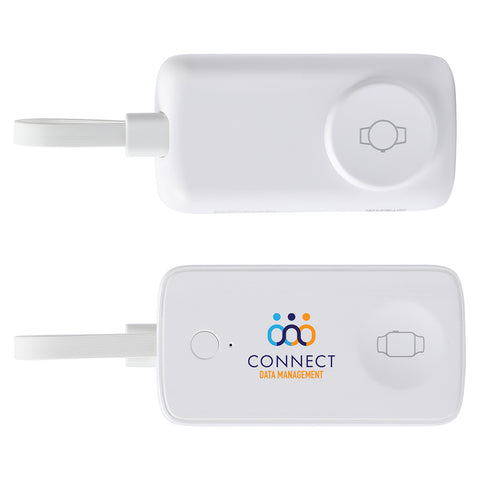 Baron 2000mAh Power Bank with Watch Charger & Built-In Cable