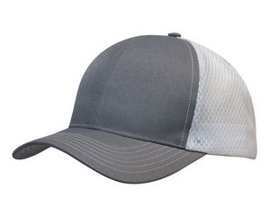 Charcoal Grey/White Blank Angle View