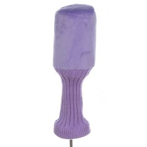 Barrel style Plush Purple Golf Head Cover
