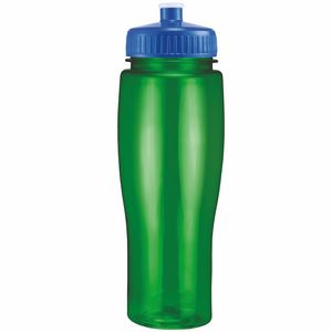 24 Oz. Contour Translucent Bottle w/ Push Pull Lid
