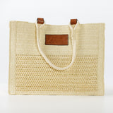 Woven Straw Beach Tote