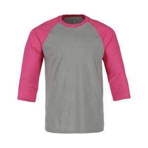 Heather Magenta Pink/Heather Gray Blank