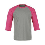 Heather Magenta Pink/Heather Gray Blank
