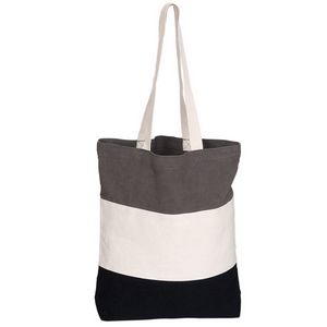 Tri-Colour Cotton Tote Bag