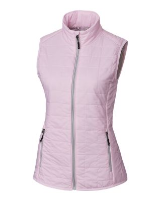 Cutter & Buck Rainier PrimaLoftÂ® Womens Eco Insulated Full Zip Puffer Vest