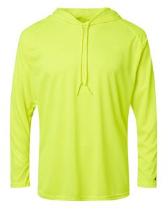 Badger Sport Unisex B-Core Long-Sleeve Performance Hooded T-Shirt