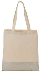Silver Line Cotton Convention Tote