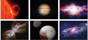Luxe Images From Space Spiral Wall Calendar