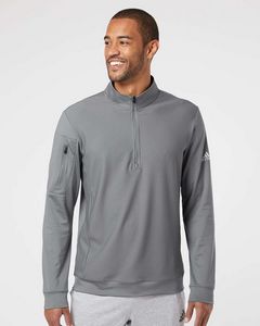 Adidas® Performance Texture Quarter-Zip Pullover