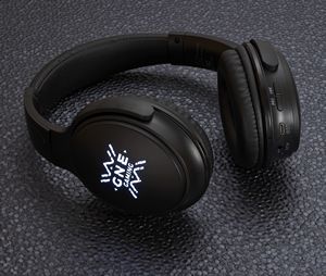 000400 Light Up Logo Bluetooth Headphones