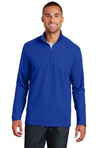 Port Authority® Men's Pinpoint Mesh 1/2-Zip Shirt