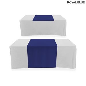 Polycotton Twill Table Runner, 30x60, Covers Front and Top of the table, Blank only