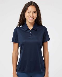 Adidas® Women's 3-Stripes Shoulder Polo
