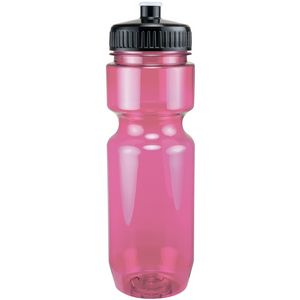 22 Oz. Translucent Bike Bottle w/ Push Pull Lid