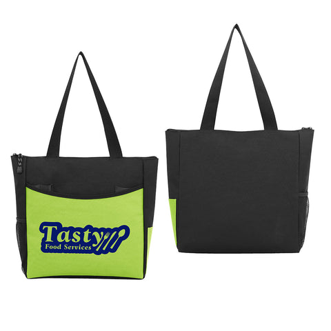 Pavilion Zippered Polyester Event Tote