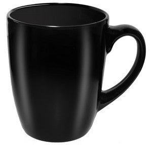 Glossy Cottager 12oz black mug - Etched