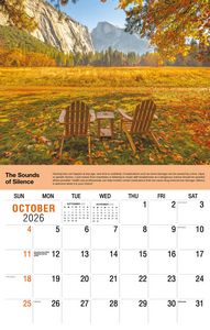 Galleria Wall Calendar 2026 Health Tips