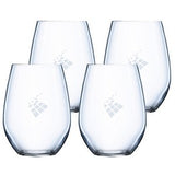 ~Domaine 16.75oz Chef&Sommelier crystalline stemless wine glass S/4 Midnight box