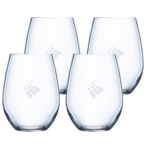 ~Domaine 16.75oz Chef&Sommelier crystalline stemless wine glass S/4 Midnight box