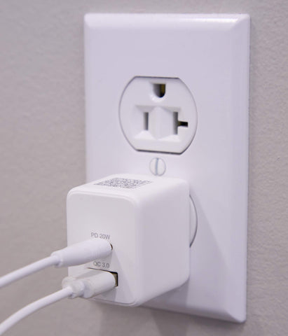 ETL Listed 20W Dual USB-A and C Wall Charger
