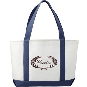 000271 Large Canvas Boat Tote Bag