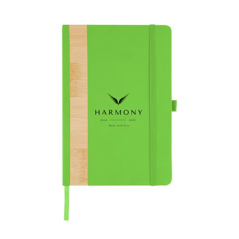 Recycled Pu And Bamboo Accent Journal