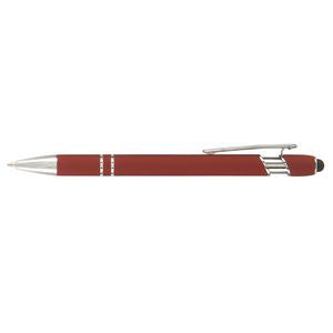 000792 Ellipse Softy w/Stylus - Laser Engraved - Metal Pen