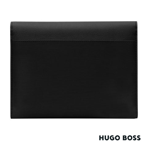 Hugo Boss Pinstripe A5 Folder