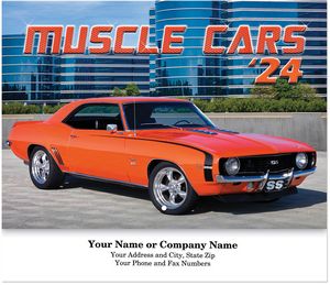 Muscle Cars Stapled Wall Calendar