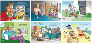 Murphy's Laws Spiral Wall Calendar