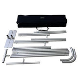 72 Hr Fast Ship - Tradeshow Booth Package Supreme, 8' EuroFit Display and 6' Sublimated Tablecloth